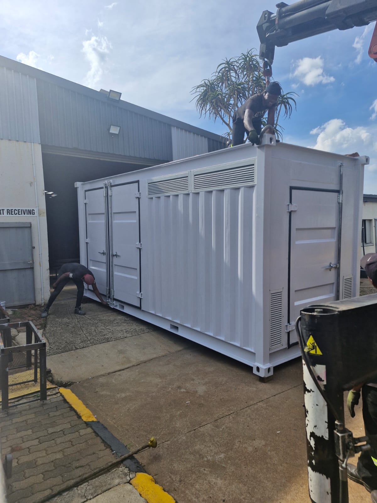 Construction site power solution