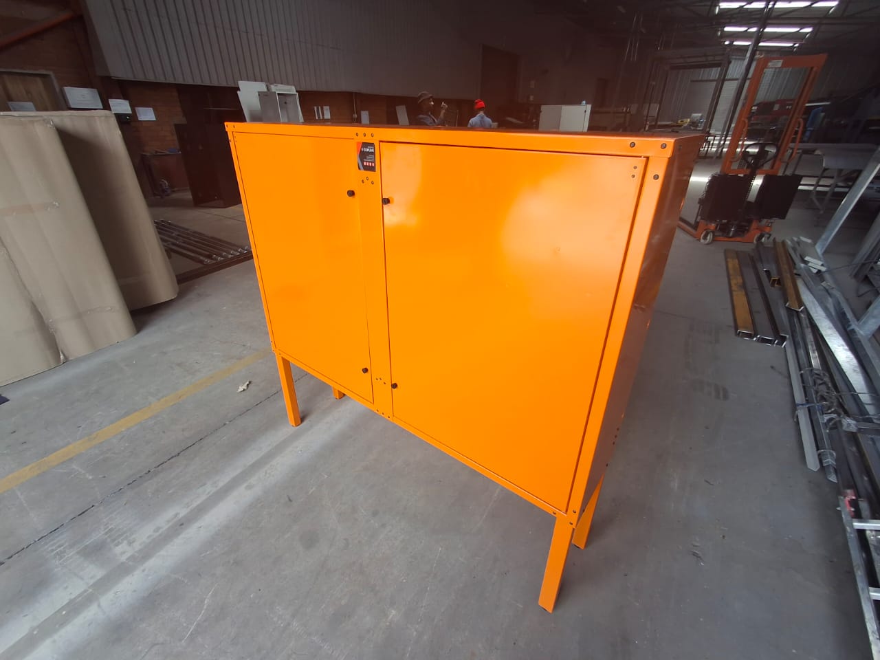 Orange Steel Panel